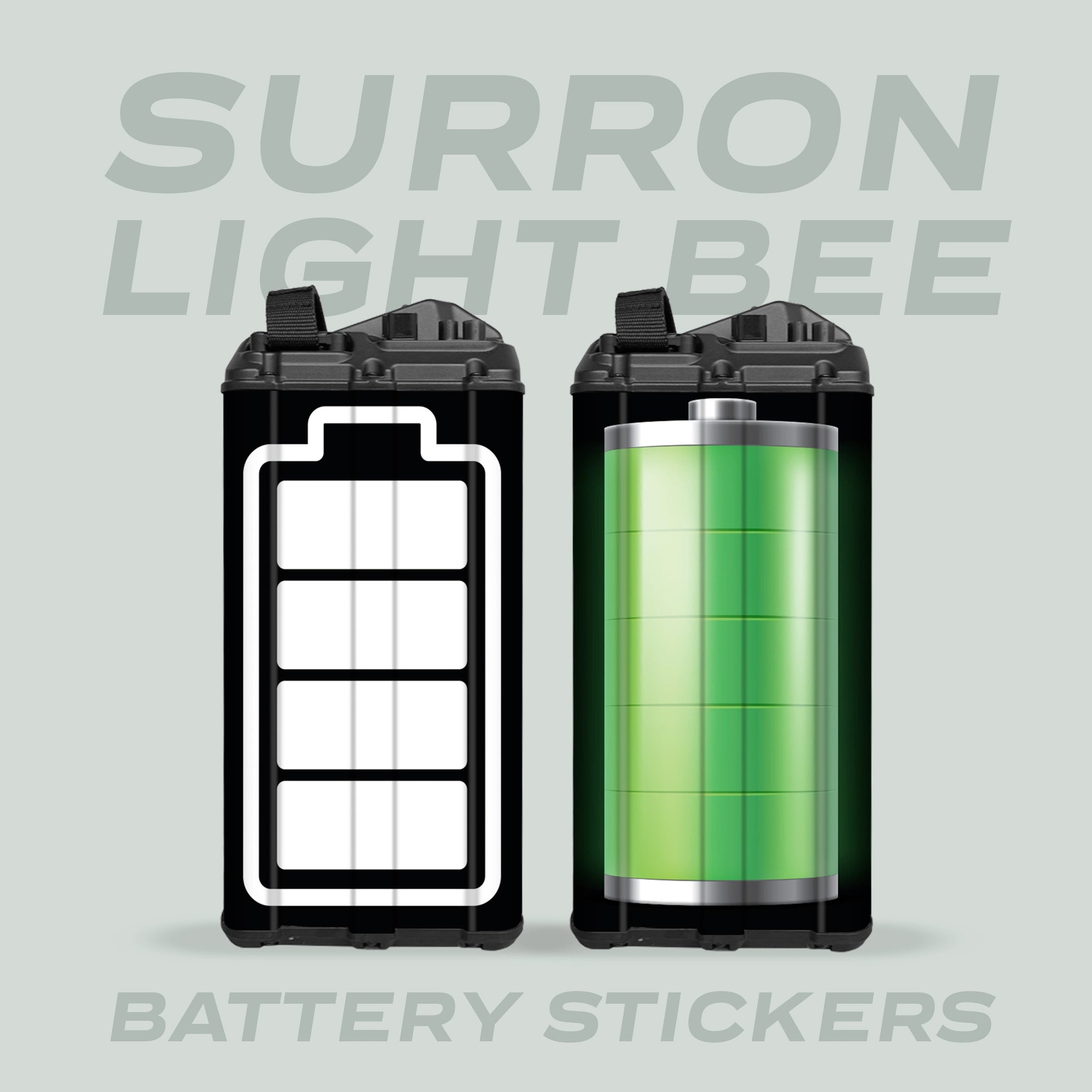 e-Bike Battery Stickers Graphics Kit